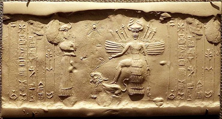 Zegel van Inanna 2350 2150 BCE