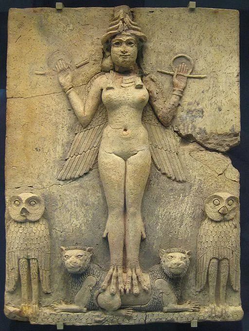 inanna queen of the night Burney Re ief 19th18th century BCE